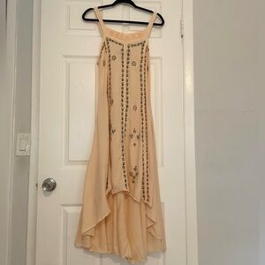 Vintage Y2K maxi embroidered floral dress